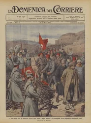 Die Kapitulation der Stadt Giannina (Epirus) nach langer und heftiger Belagerung, die türkische Garnison